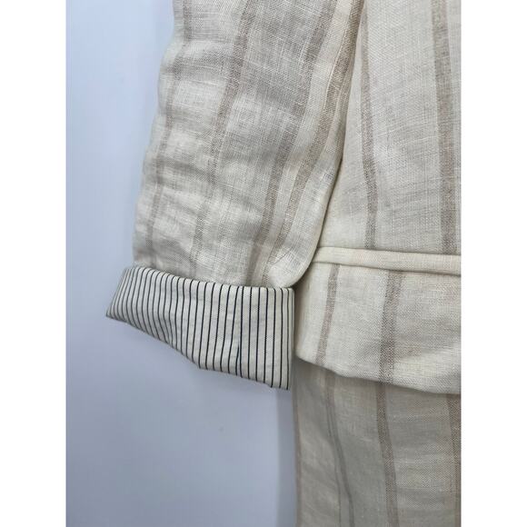 NWT FRAY I.D | M | Oversized Blazer Women Jacket Dress One Buttron Natural - Picture 6 of 7